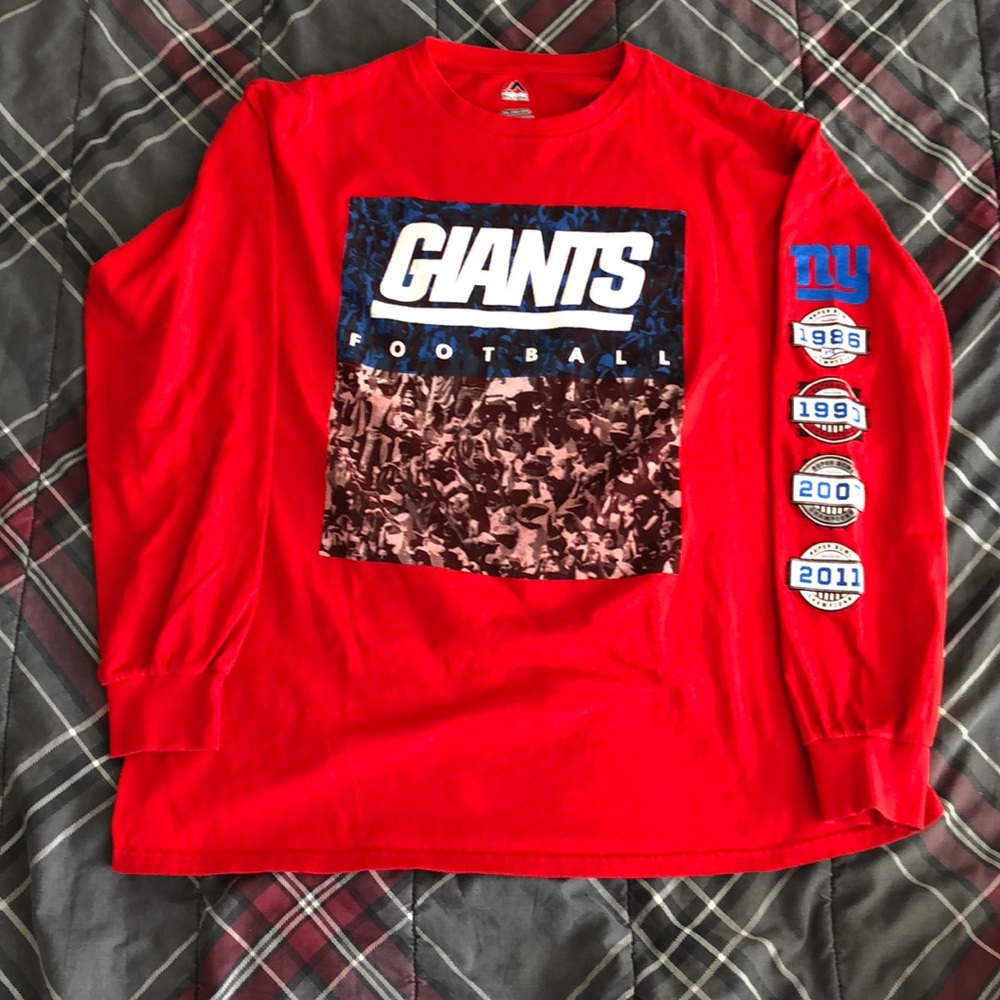 Majestic Long Sleeve Giants T-Shirt